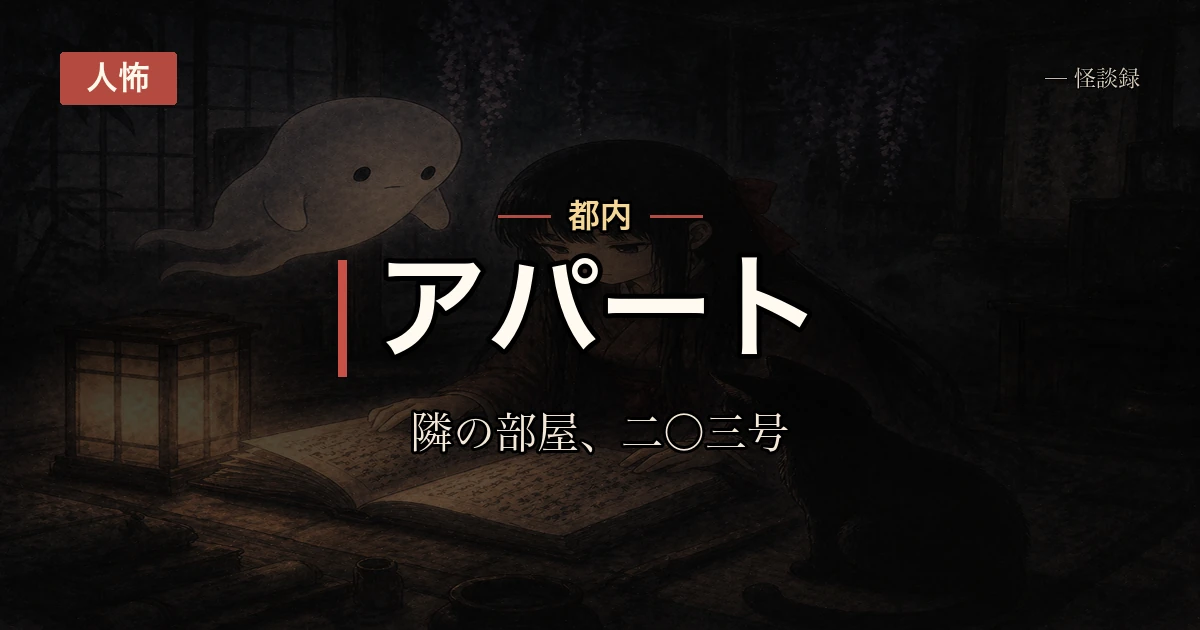 うちのアパートの女の子の話なんですけど