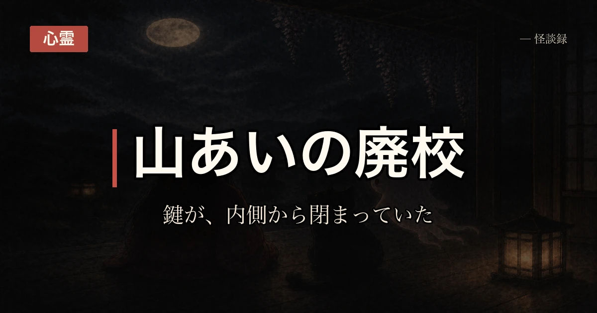 仕事で行った廃校の話