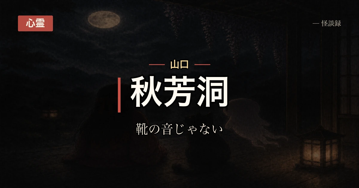 秋芳洞の閉洞間際、後ろからついてくる足音が靴の音じゃなかった話